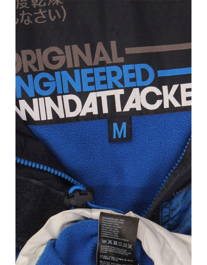 Superdry Mens Windtrekker Windbreaker Jakna UK 38 srednje tamnoplava