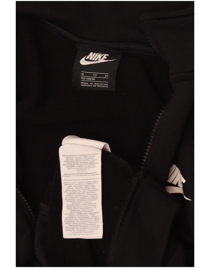 Nike Boys Trenirka Gornja jakna 13-14 godina XL crni poliester