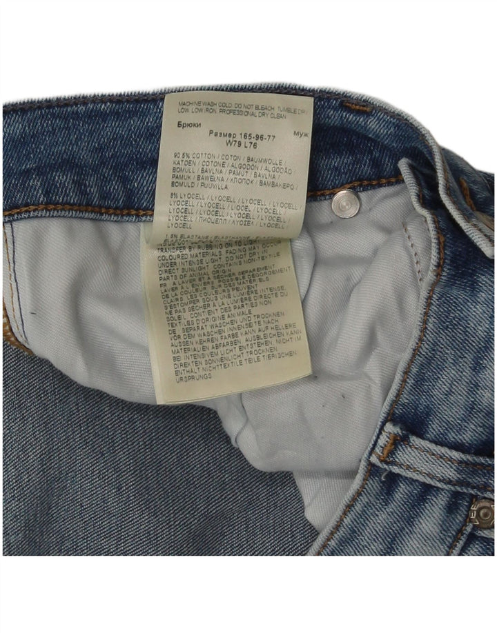 Lee Mens Luke Slim Jeans W31 L30 Plavi pamuk