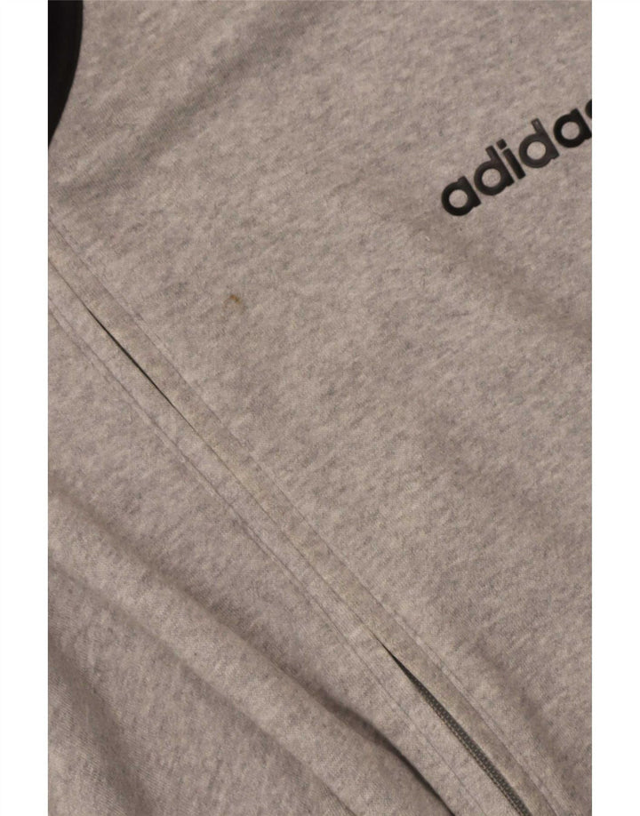 Adidas muška trenirka gornja jakna 2XL sivi pamuk u boji