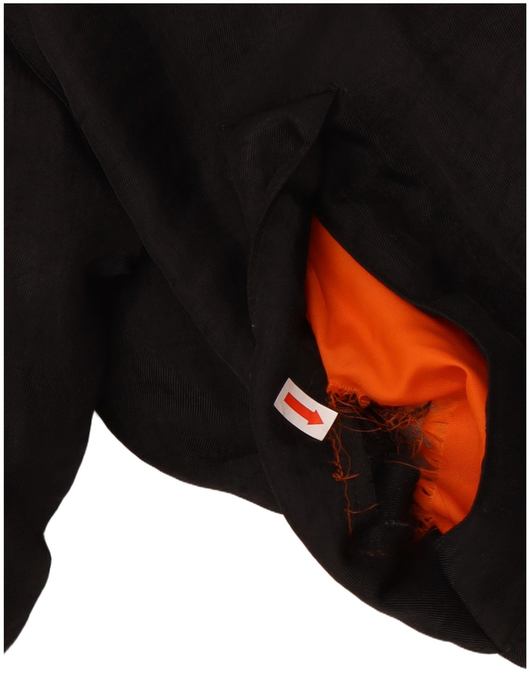 Vintage muška široka podstavljena jakna UK 38 srednje crna