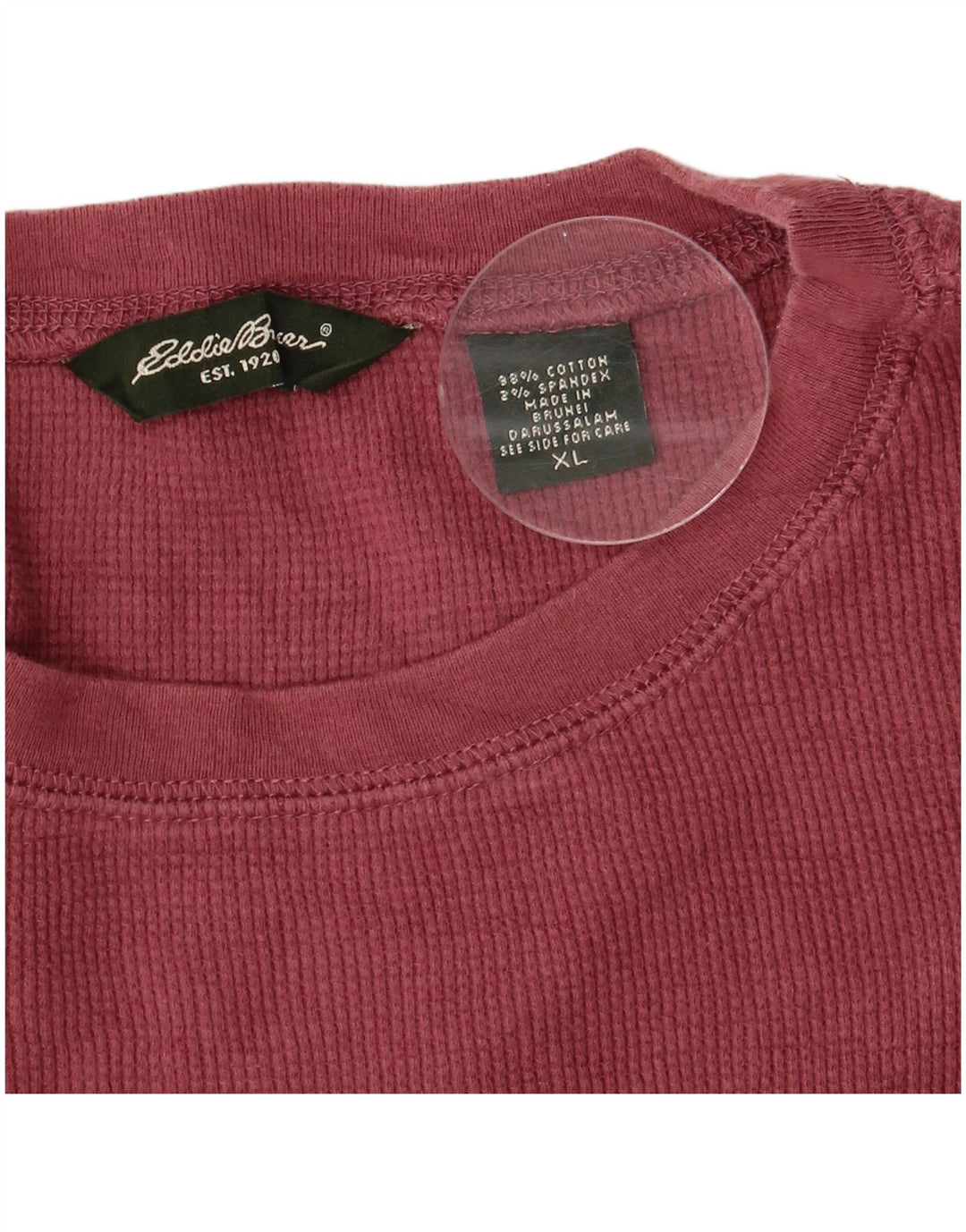 EDDIE BAUER Muška majica kratkih rukava XL Bordo pamuk