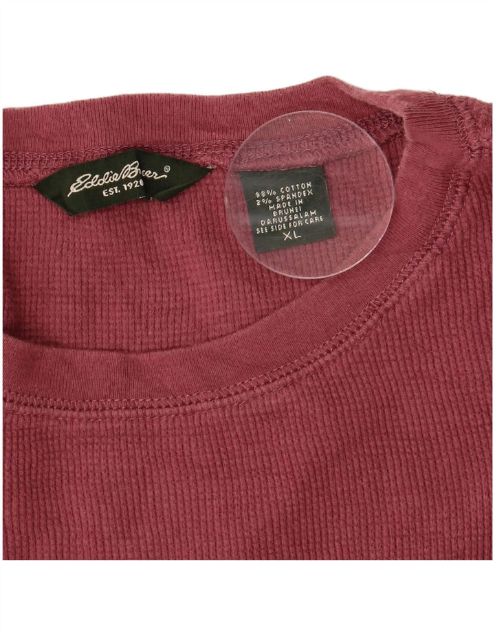 EDDIE BAUER Muška majica kratkih rukava XL Bordo pamuk