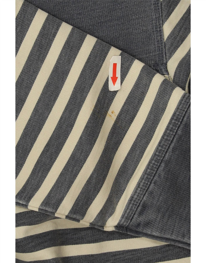 Fat Face Muška majica s polo izrezom, mala, pamučna na plave pruge