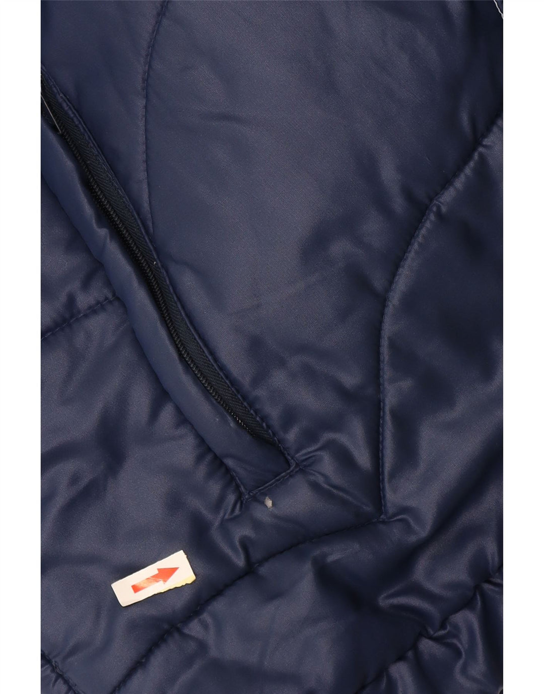 Vintage muška podstavljena jakna IT 54 2XL tamnoplavi poliamid