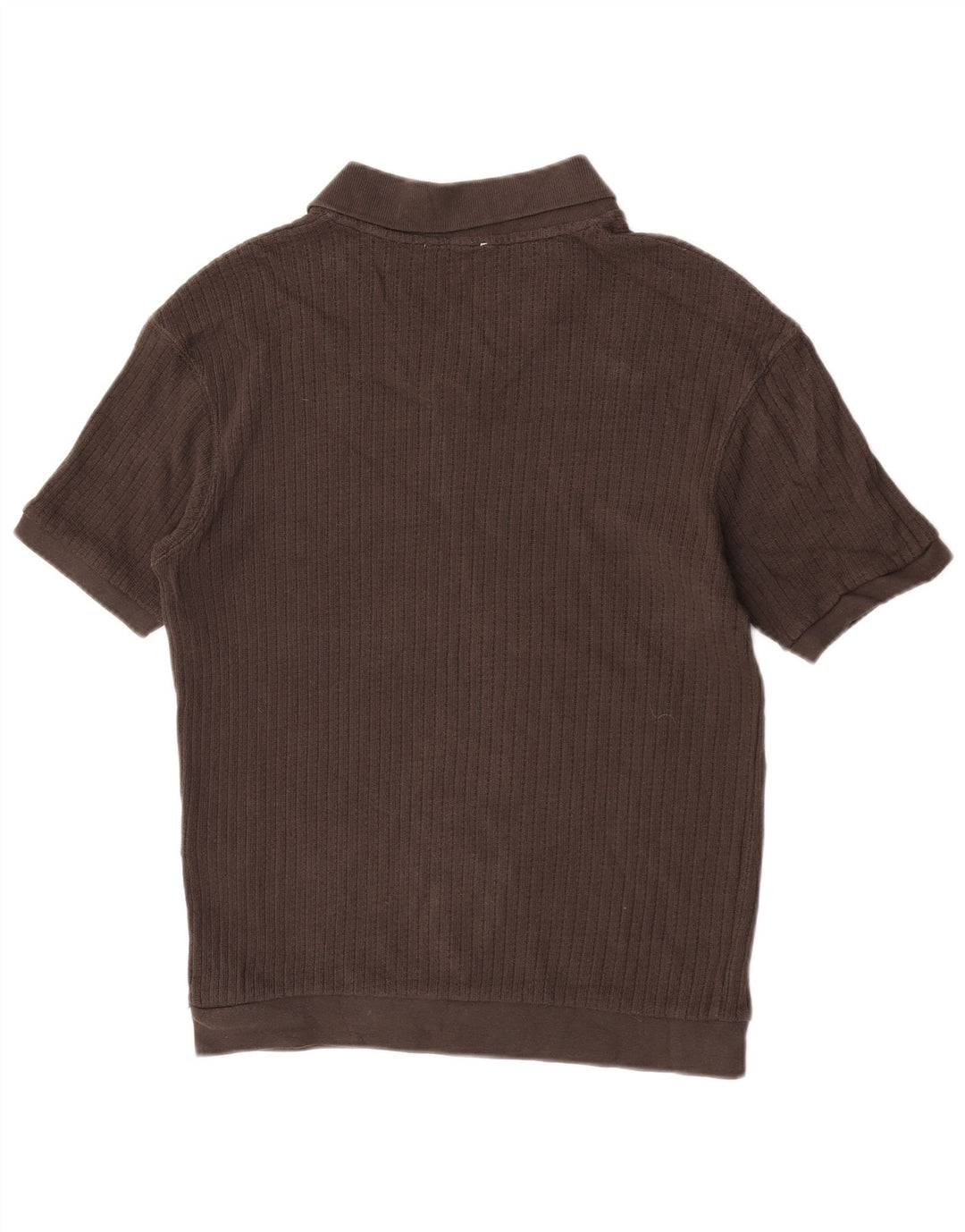 Zara muška polo majica mala, smeđa pamučna