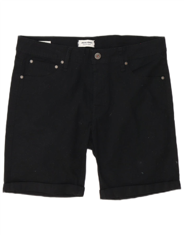 Jack & Jones muške ležerne kratke hlače srednje veličine W32 crni pamuk