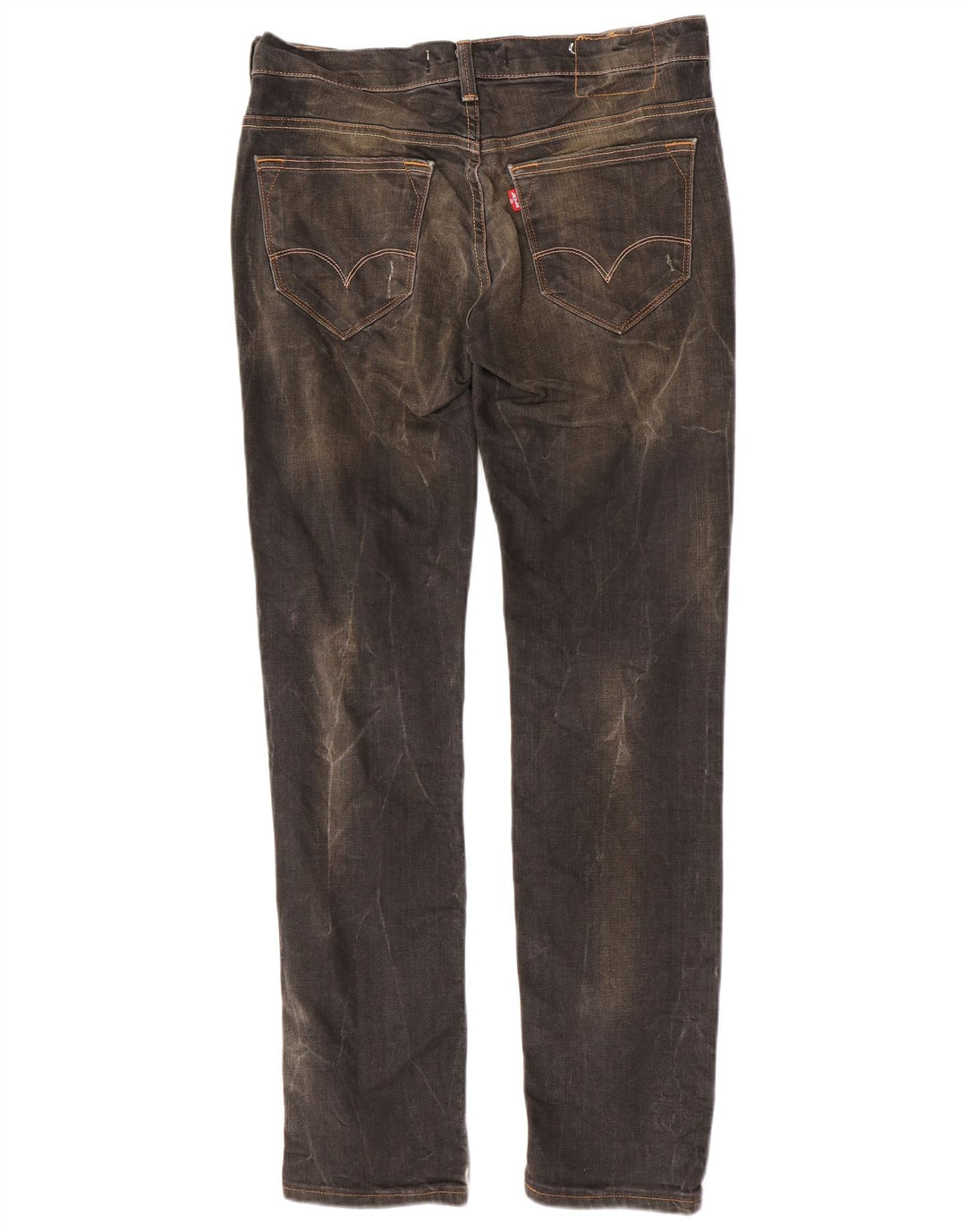 Levi's ženske 519 uske traperice W31 L32 Kaki pamuk