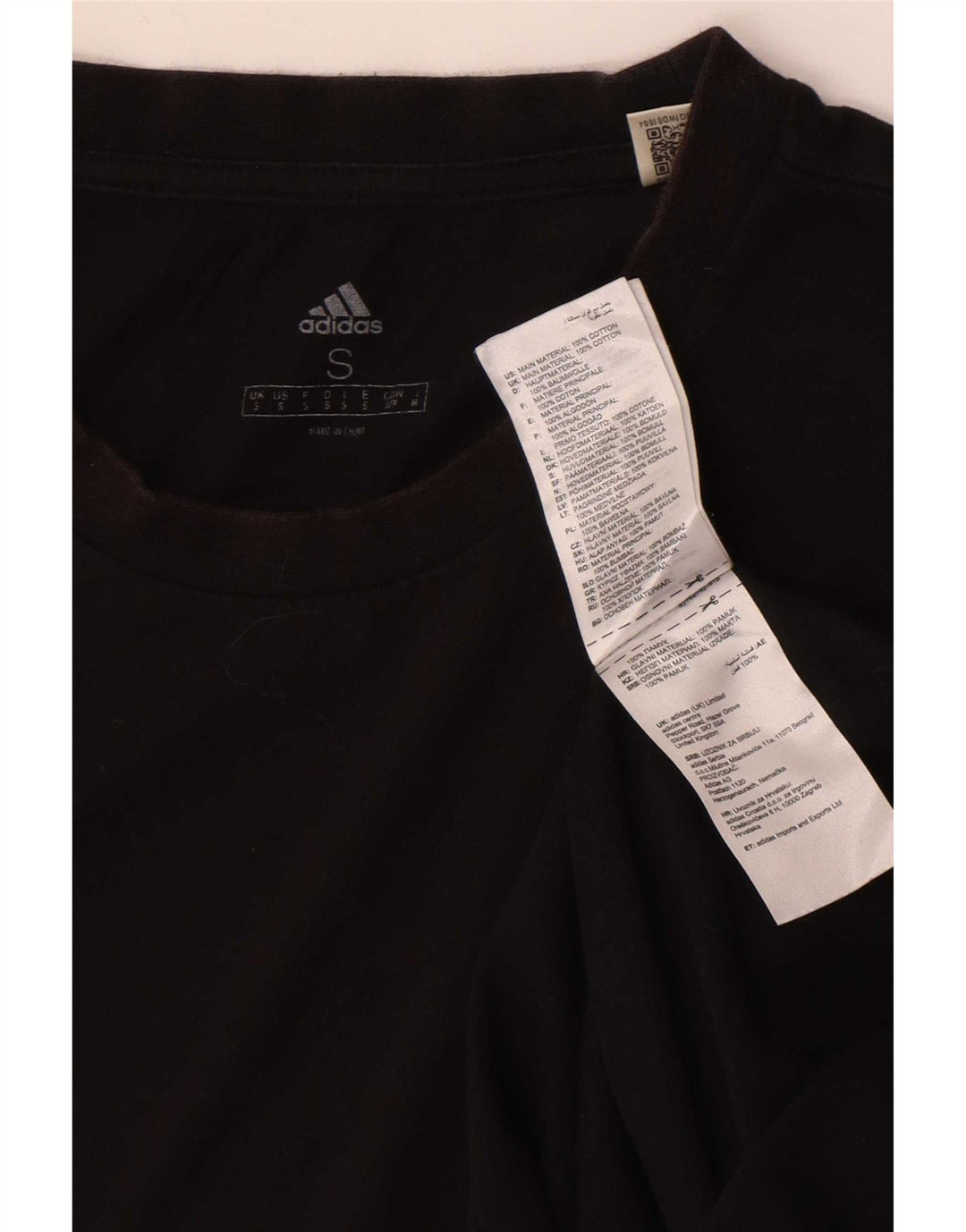 Adidas muška majica kratkih rukava Mala crna pamučna majica