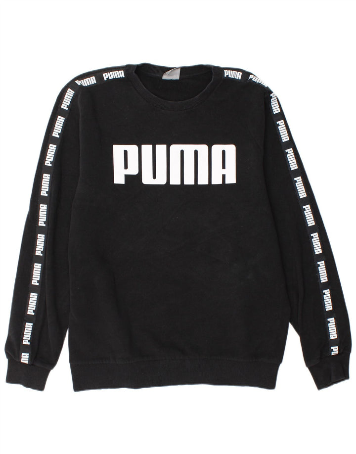 PUMA muška majica s grafičkim motivima, veliki crni pamuk
