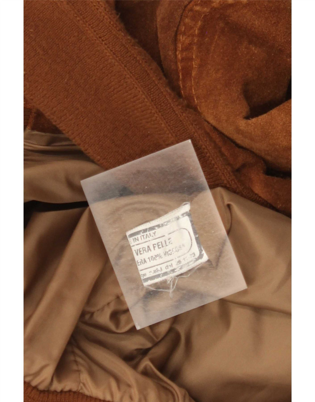 Vintage muška bomber jakna od brušene kože UK 42 XL smeđa koža