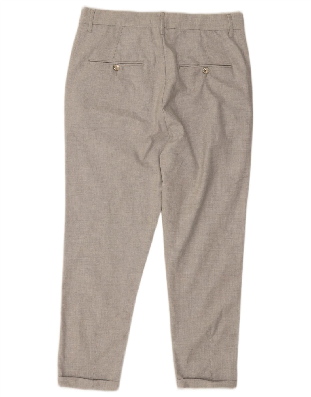 Zara muške chino hlače s klinovima EU 40 srednje veličine W31 L24 sivi poliester