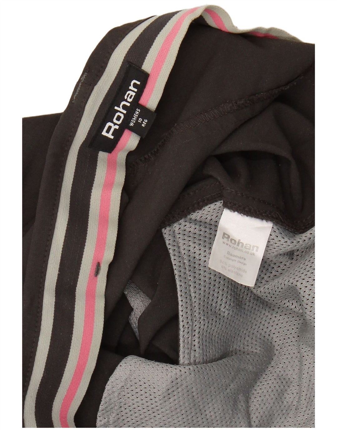 ROHAN ženske ravne planinarske hlače UK 10 male W30 L31 smeđi poliamid