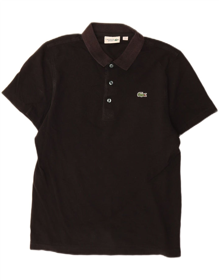 Lacoste muška polo majica veličine 4 srednje crni pamuk