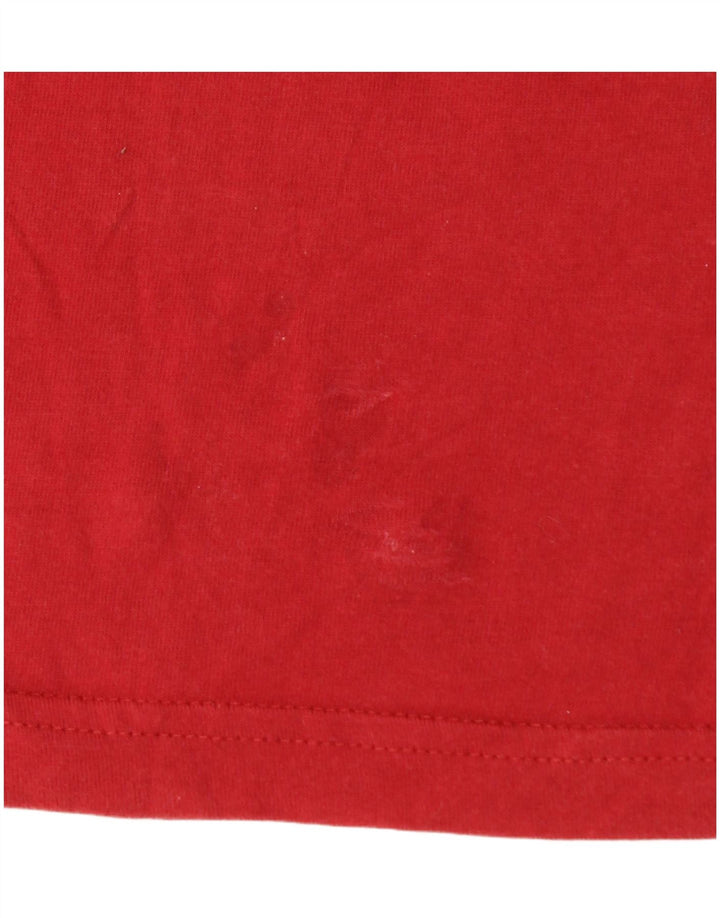 REEBOK Muška majica kratkih rukava s grafičkim motivima, mali crveni pamuk