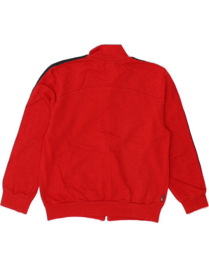ADIDAS Boys Tracksuit Top Jacket 7-8 Years Red Polyester Vintage Adidas and Second-Hand Adidas from Messina Hembry 