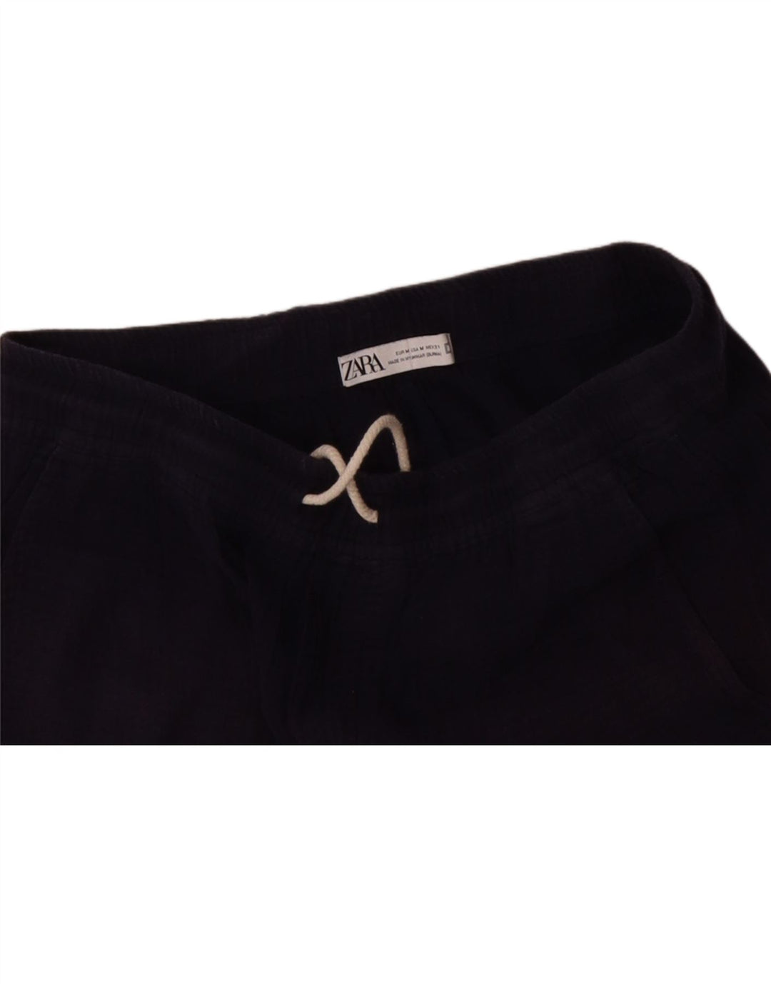 ZARA Mens Chino Shorts W31 Medium Navy Blue Vintage Zara and Second-Hand Zara from Messina Hembry 