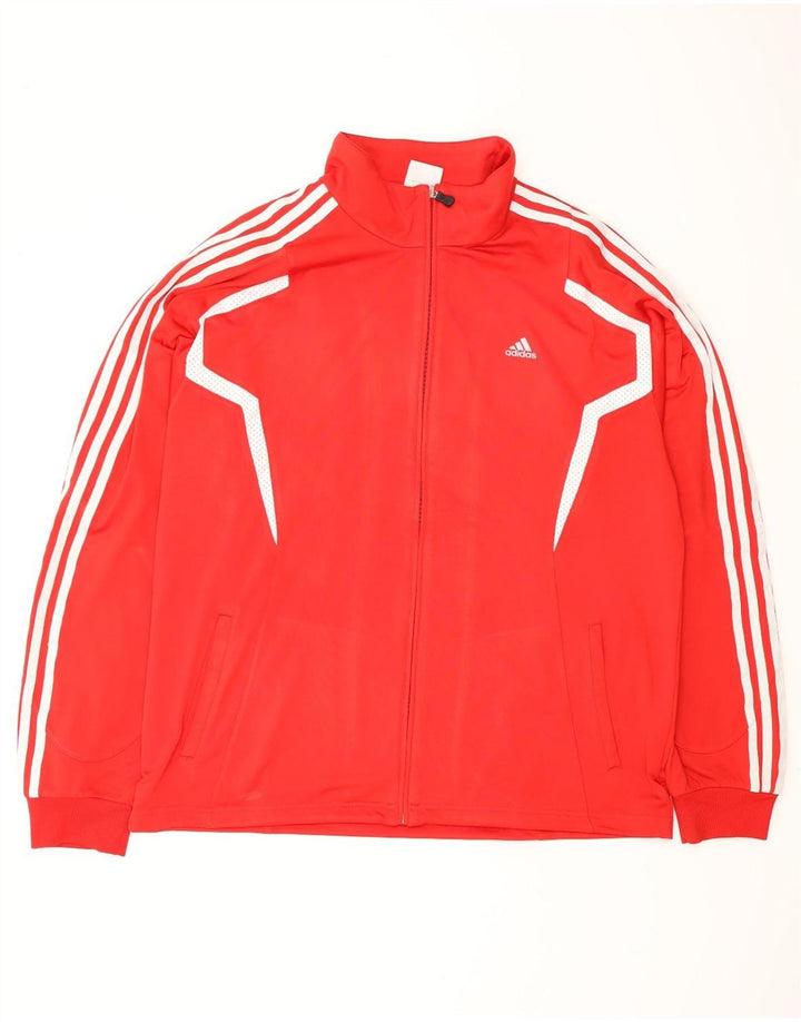 Adidas muška gornja jakna od trenirke, veliki crveni poliester