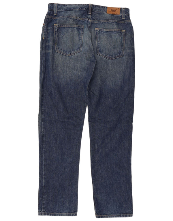 TOMMY HILFIGER Muške ravne traperice W34 L34 Plavi pamuk