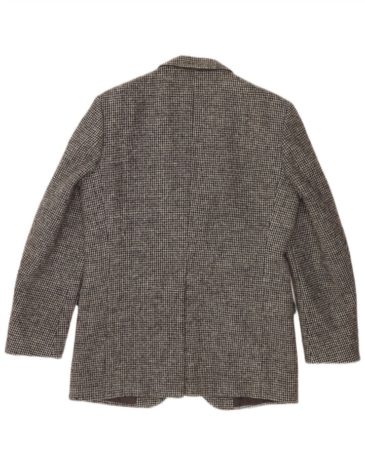 Harris Tweed muški sako sa 2 gumba UK 38 srednje sivi karirani