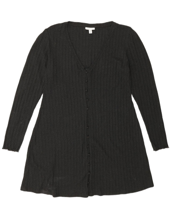 Topshop Ženska džemper haljina dugih rukava UK 18 XL Sivi poliester