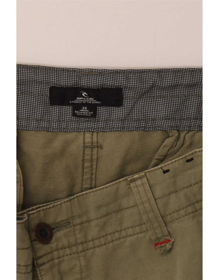 Rip Curl muške kargo kratke hlače opuštenog kroja W36 veliki kaki pamuk