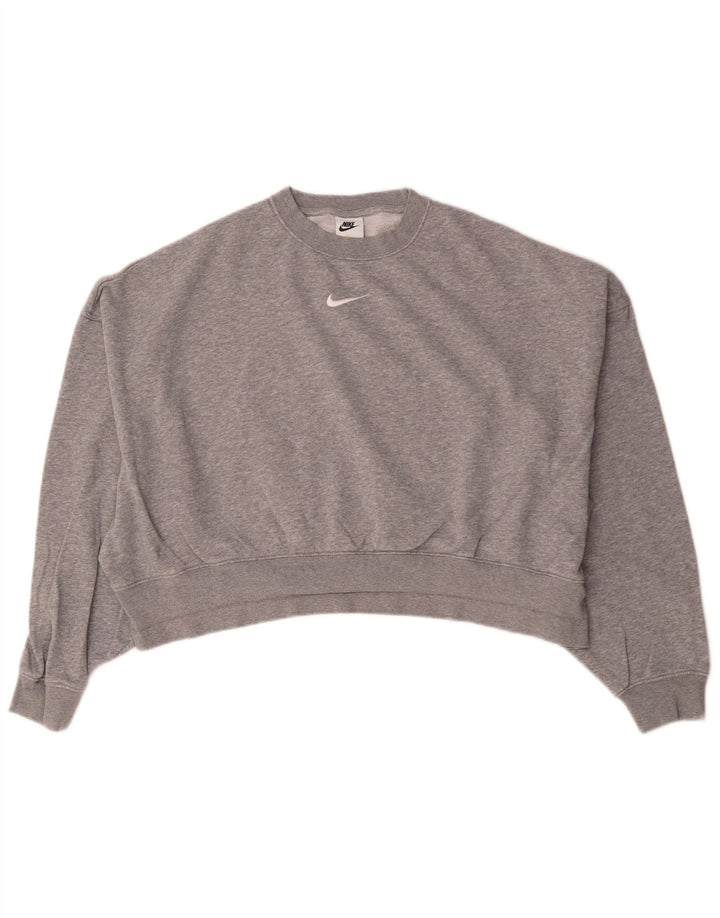 Nike ženski kratki kratki džemperi UK 10 Small Grey Flected