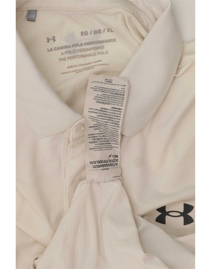 Under Armour muška polo majica XL bijeli poliester