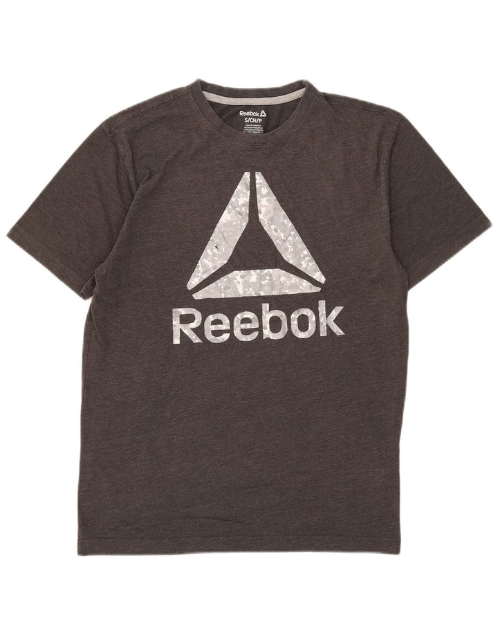 Reebok muška majica s grafičkim motivima, mali sivi pamuk