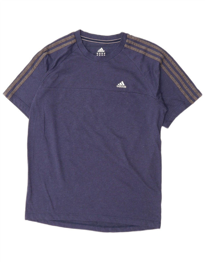 Adidas muška Climalite majica kratkih rukava srednje tamnoplavi pamuk