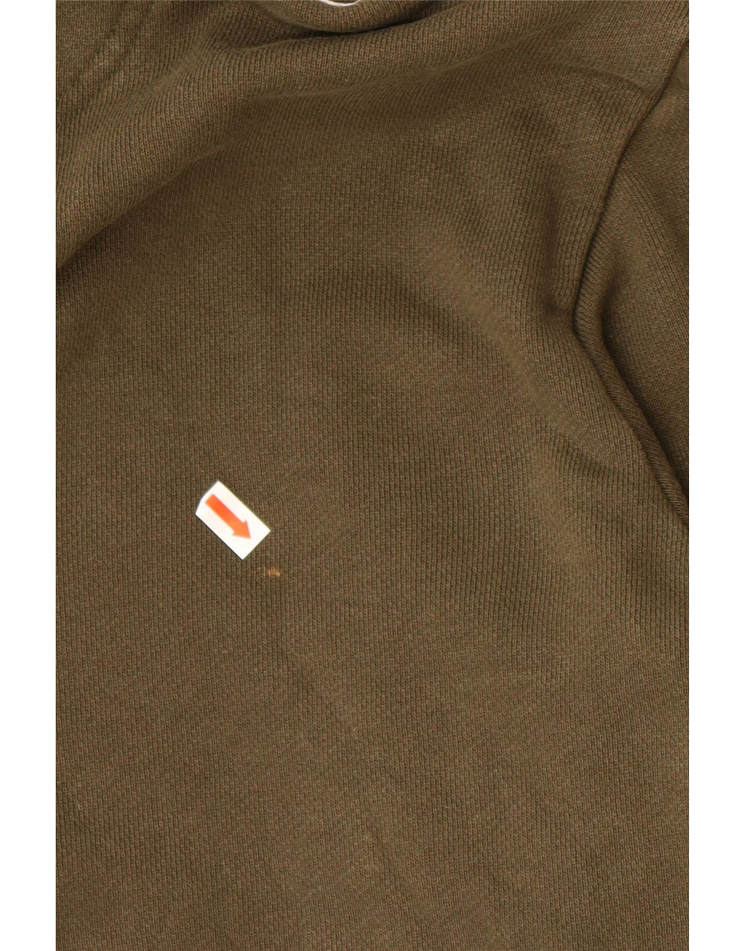 Ženska majica s kapuljačom ADIDAS UK 14, srednji kaki pamuk