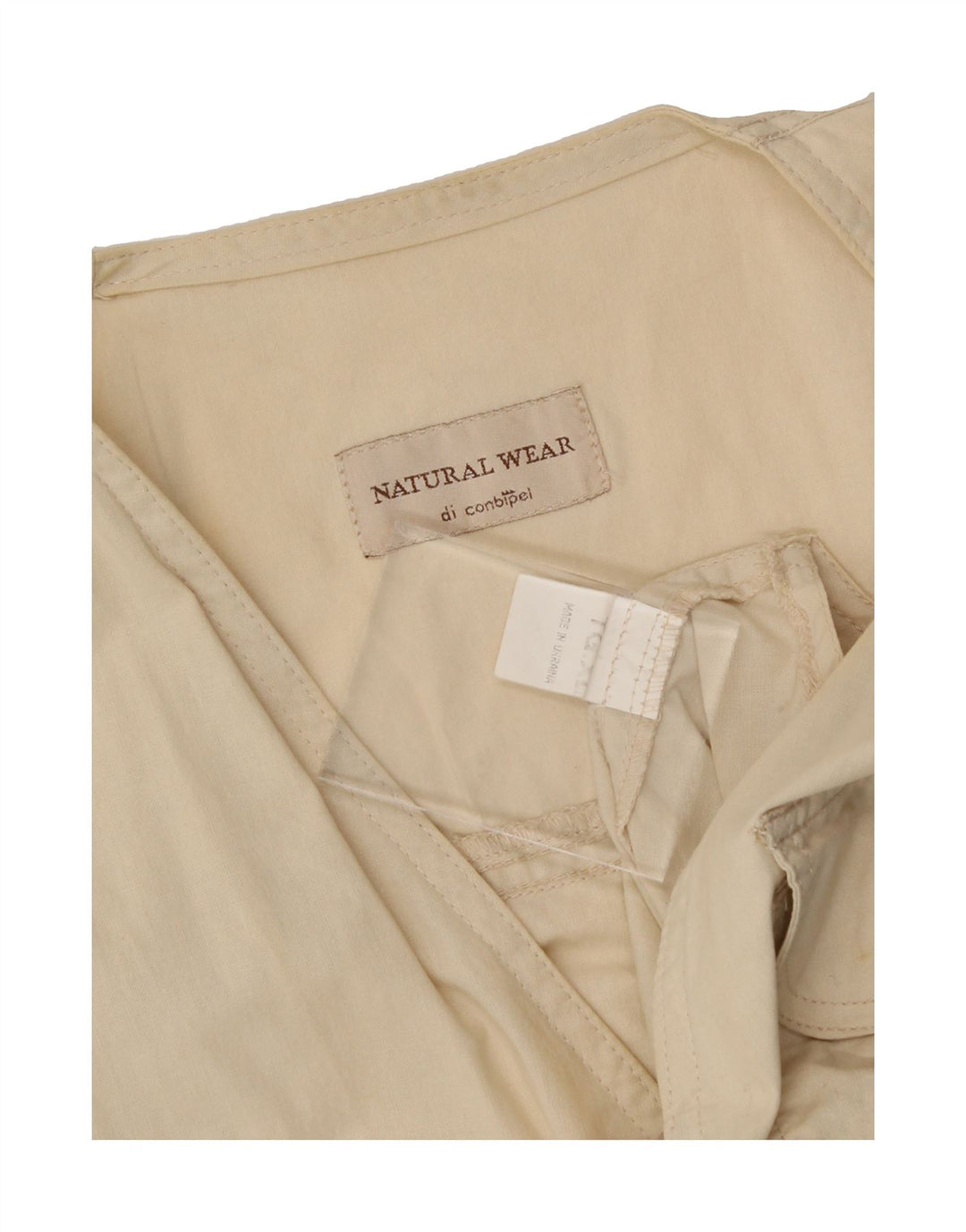 CONBIPEL Mens Utility Gilet UK 42 XL Beige Cotton Vintage Conbipel and Second-Hand Conbipel from Messina Hembry 