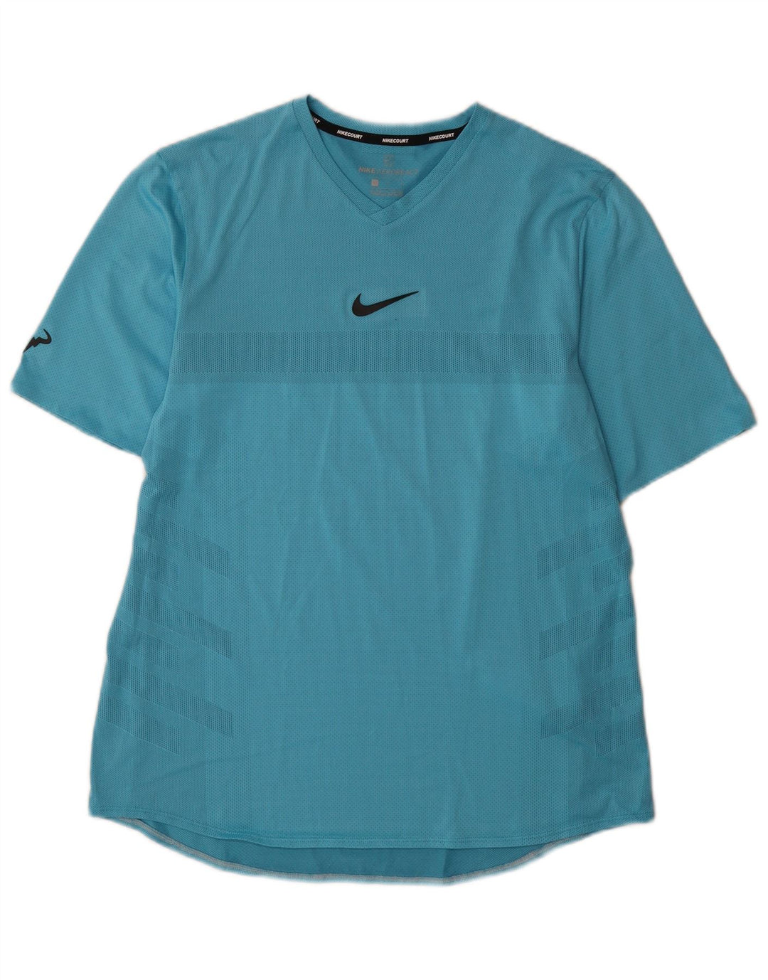 Nike Dri Fit majica kratkih rukava, veliki plavi poliester