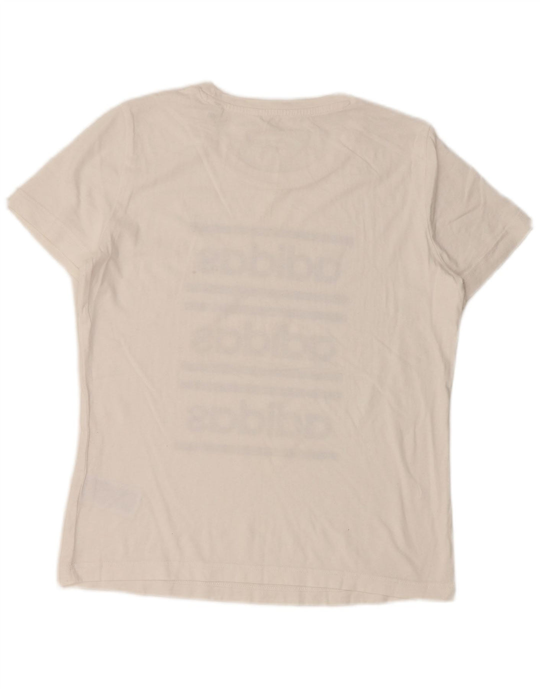 ADIDAS Ženska majica kratkih rukava s grafičkim motivima UK 16/18 Veliki bijeli pamuk