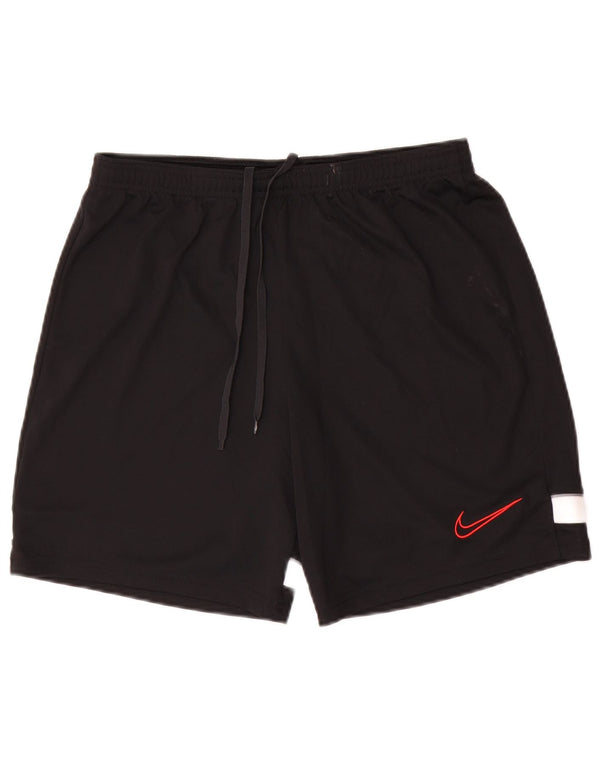 Nike Dri Fit sportske kratke hlače srednje crne boje od poliestera