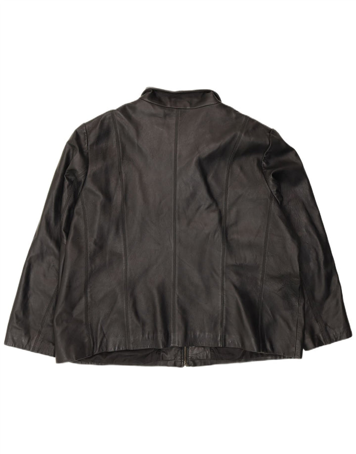 Colebrook ženska kožna jakna UK 22 3XL crna koža