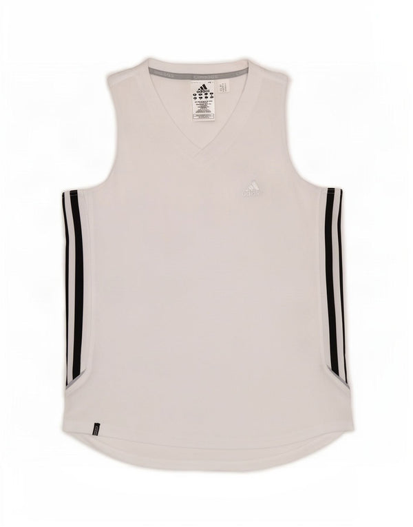 Adidas ženski prsluk Clima 365 Top UK 12 srednji bijeli poliester