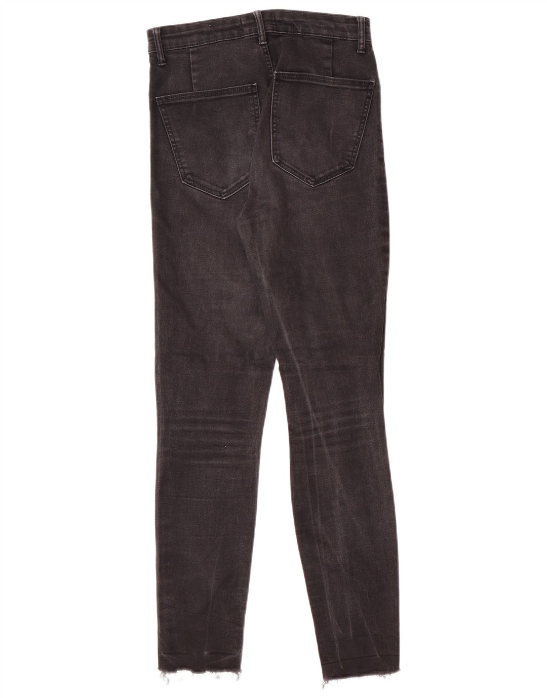 Zara ženske uske traperice s otkinutim izgledom EU 36 XS W26 L27 Crne moderne