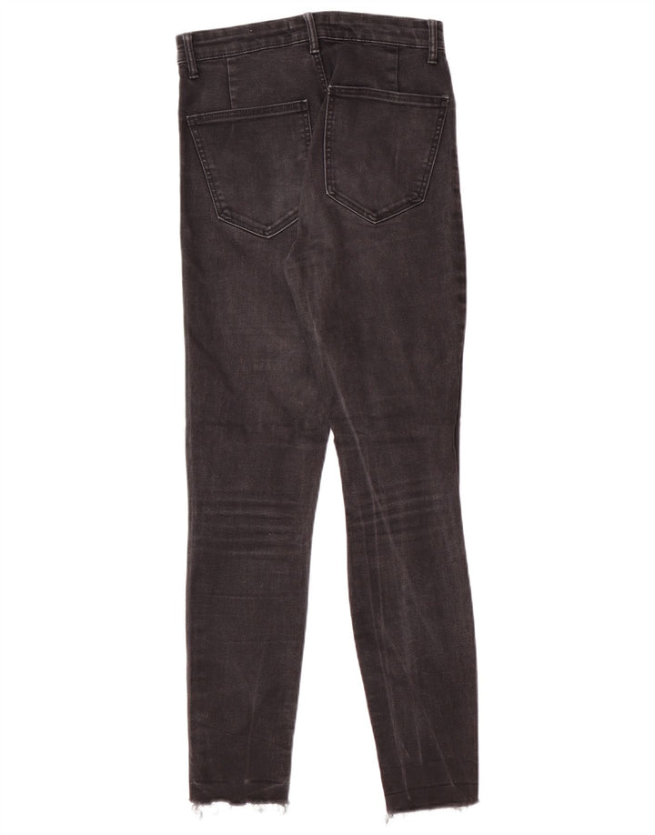 Zara ženske uske traperice s otkinutim izgledom EU 36 XS W26 L27 Crne moderne