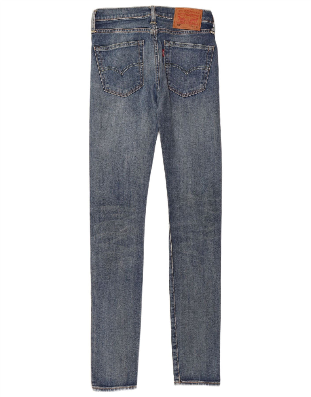 Levi's ženske 519 uske traperice W28 L34 plavi pamuk