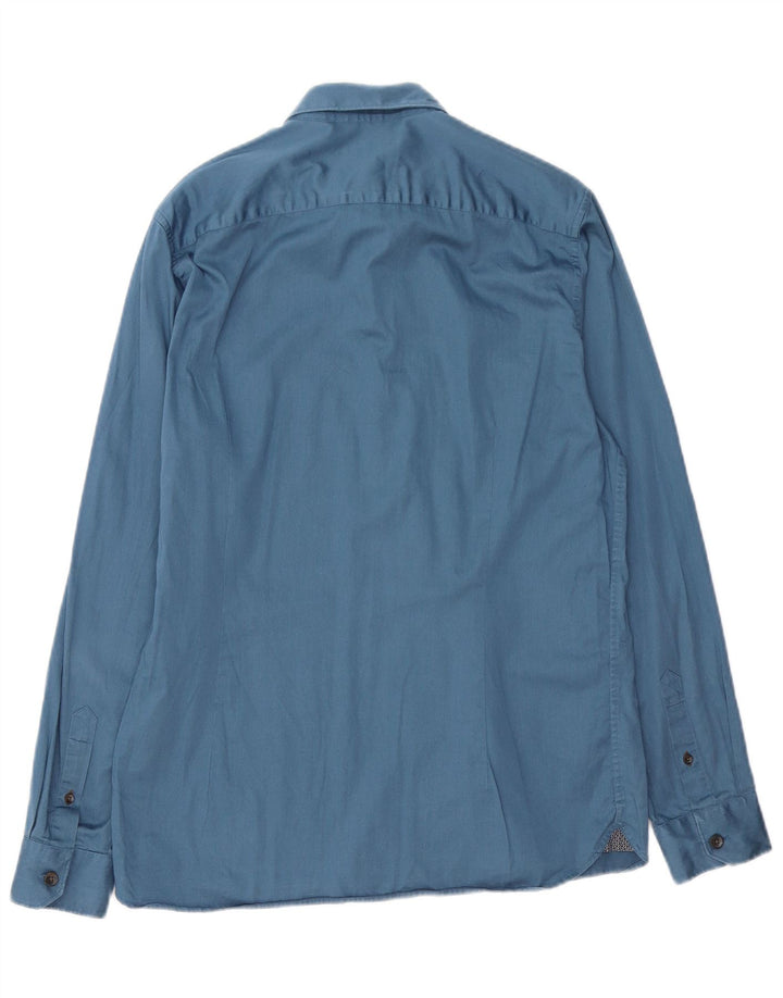 Ted Baker muška košulja veličine 4, veliki plavi pamuk