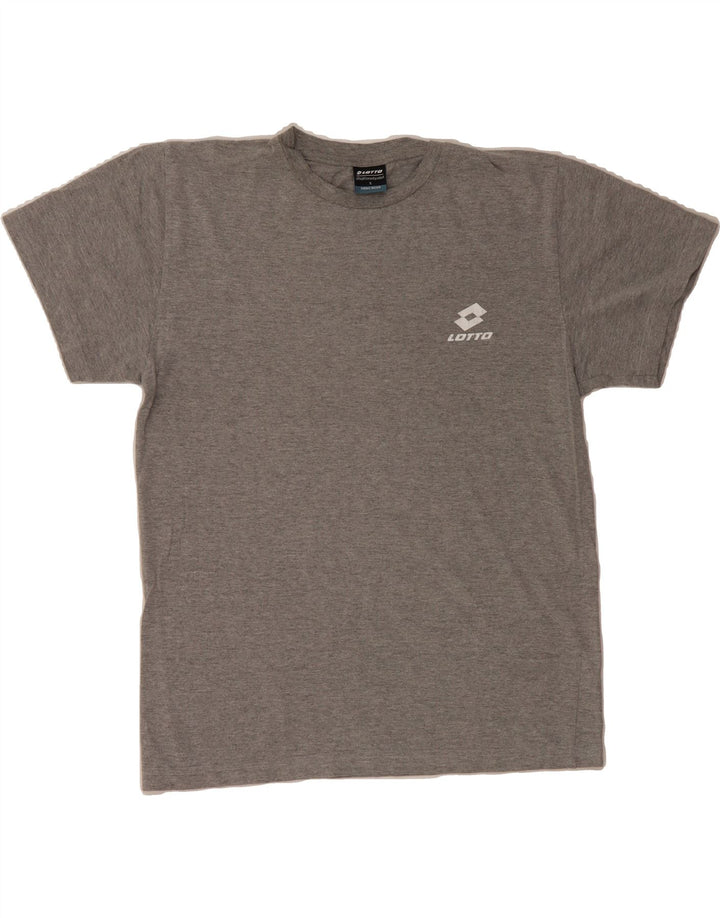 LOTTO Mens T-Shirt Top Small Grey Cotton Vintage Lotto and Second-Hand Lotto from Messina Hembry 