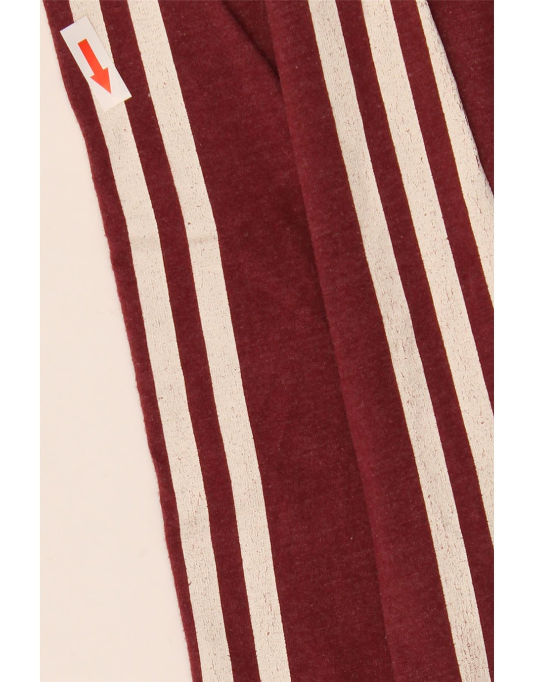 Adidas muška majica s dugim rukavima, srednji tamnocrveni pamuk