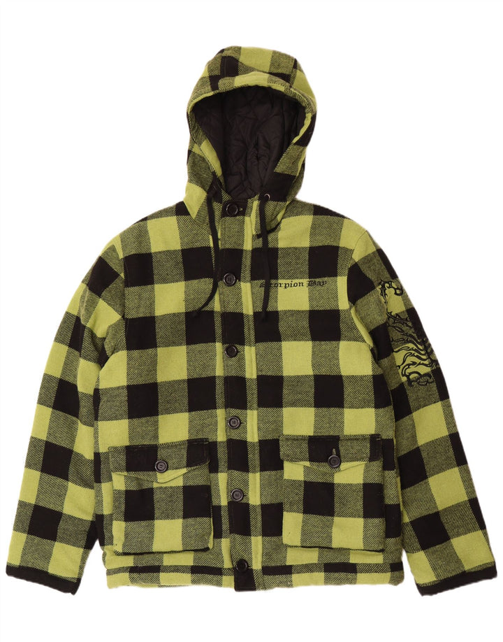 Scorpion Bay muška grafička vjetrovka jakna UK 40 Large Green Gingham