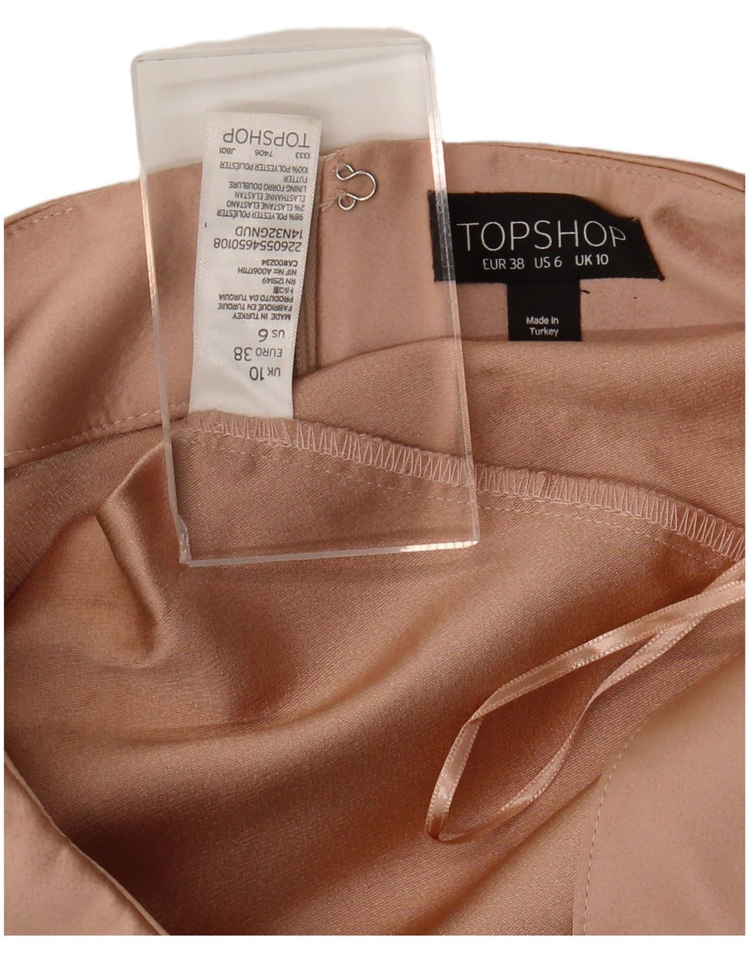 Topshop ženske vruće hlačice UK 10 male W28 ružičasti poliester