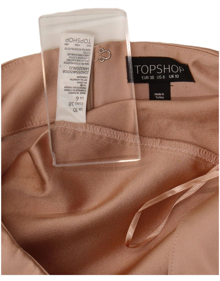 Topshop ženske vruće hlačice UK 10 male W28 ružičasti poliester