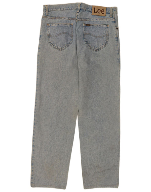 Lee Mens Brooklyn Straight Jeans W36 L30 Plavi pamuk