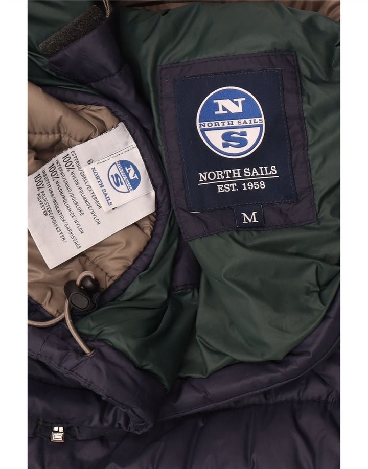 Muška podstavljena jakna North Sails UK 38 srednje tamnoplavi najlon