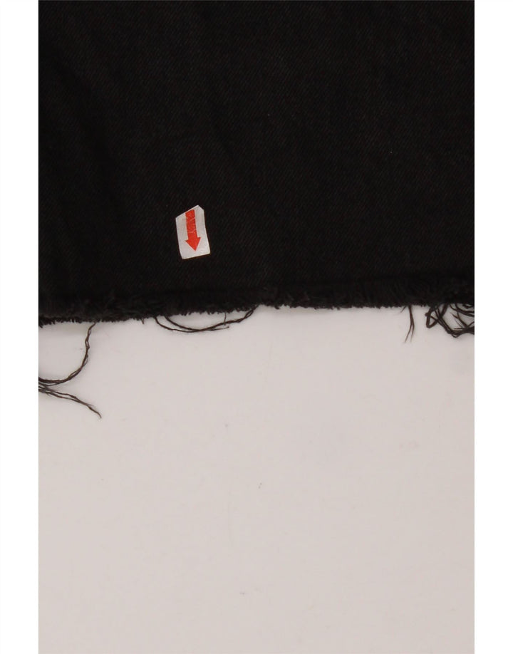 ALL SAINTS Muške ravne traperice Sid W32 L26 crni pamuk