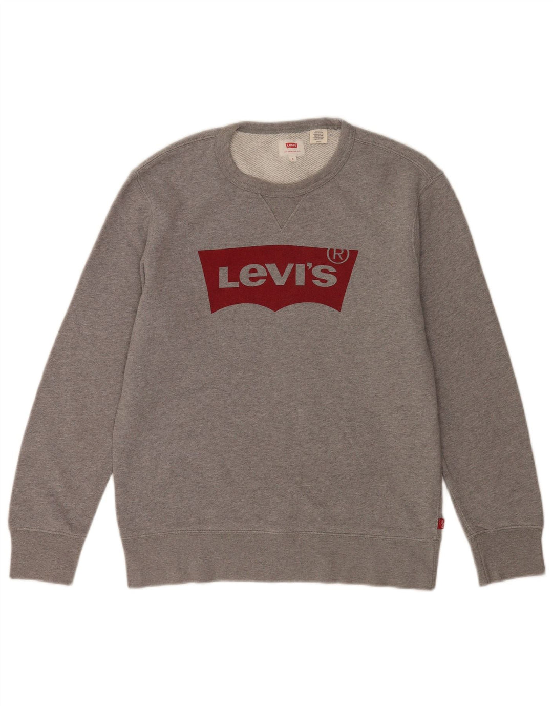 Levi's muška majica s grafičkim motivima, mali sivi pamuk